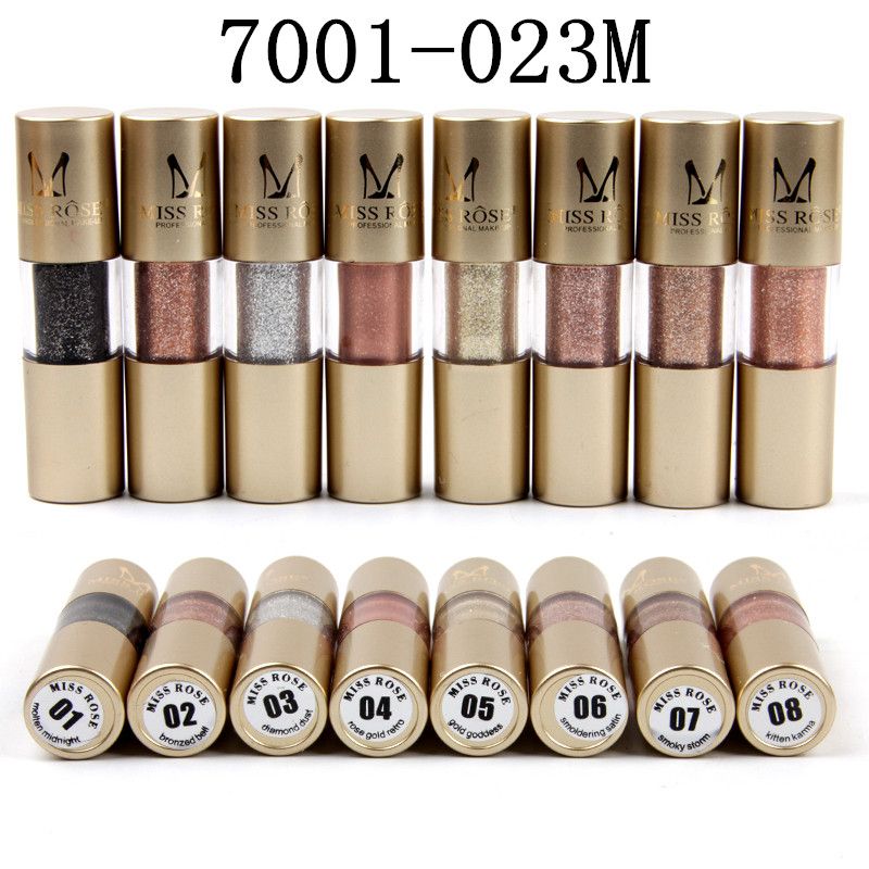 Miss Rose Liquid Glitter & Glow Liquid Eye Shadow Pack of 8