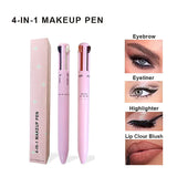 4in1 Makeup Pen Eyeliner Lip Liner Eyebrow Pencil Highlighter