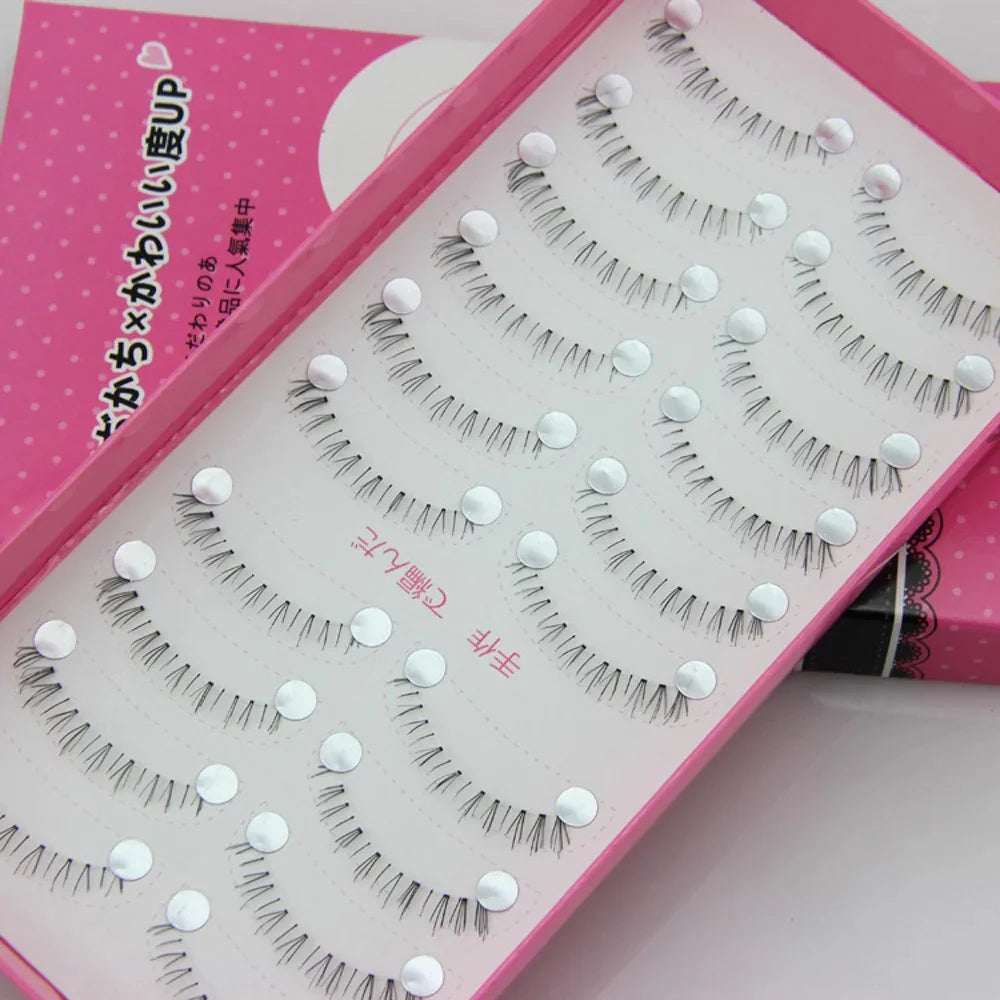 10 Pairs Lower Under Bottom Eye Lashes Extension False Eyelashes