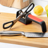 Professional Knife Sharpener - Tungsten Steel, Diamond & Ceramic Sharpening Stones for Kitchen Knives
