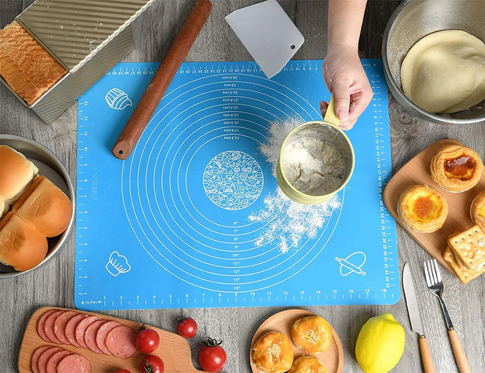 Measuring Baking Silicone Mat for Pastry & Roti Rolling