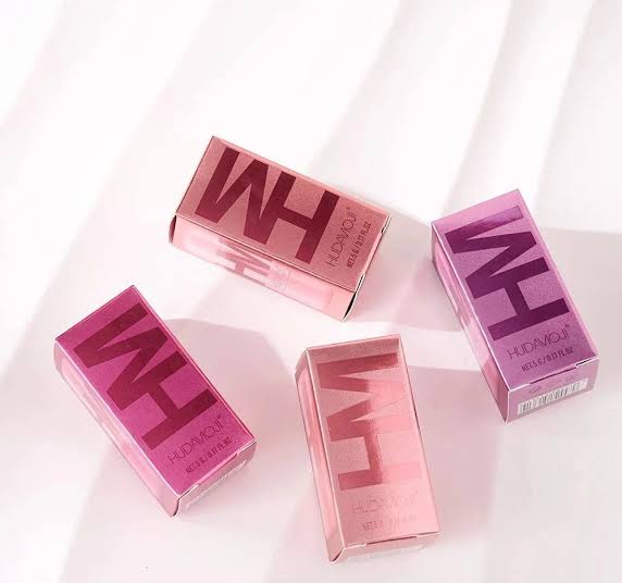 Water Jelly Tint Lip Cheek Blush Stain Pack Of 4Pcs