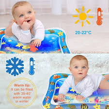 Baby Inflatable Tummy Time Mat Premium Water Play Mat For Infants Kids Boys Girls
