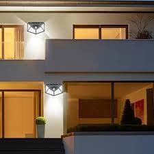 100 LED solar motion charging Induction Light source Motion sensor Wall Lamp Solar Wall Light
