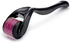 Derma Roller for skin, Hair & beard - Women and Men Titanium Microneedling Roller for Face & Scalp, safe & easy to use