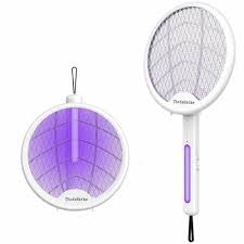 Electric Mosquito Racket Mosquito Killer Lamp USB Rechargeable Foldable Mosquito Repellent Lamp