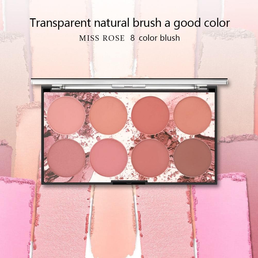 Miss Rose 8 Color Blush Palette