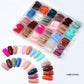 576Pcs False Nails Tips Short Coffin Almond French Artificial Nails Box (with Free Nail Jelly Glue Sticker + Nail Glue)