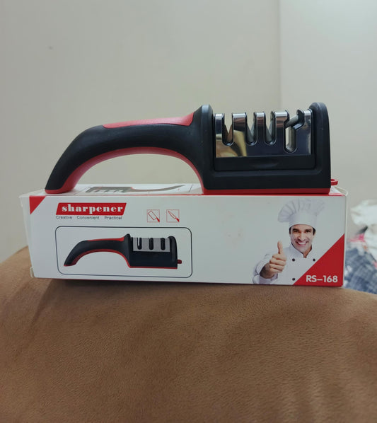 Professional  Knife Sharpener - Tungsten Steel, Diamond & Ceramic Sharpening Stones for Kitchen Knives