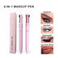 4in1 Makeup Pen Eyeliner Lip Liner Eyebrow Pencil Highlighter