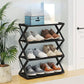 Zigzag X Shape 4 - Layer Rack