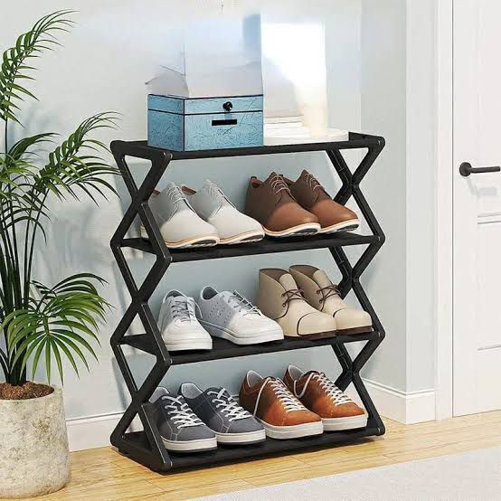 Zigzag X Shape 4 - Layer Rack