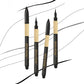 Miss Rose Classic Pure Black Eye Liner Pencil