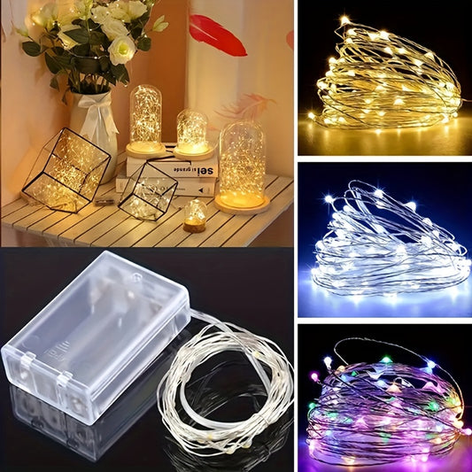 1 Piece 30 led 3 Meter Length  Cell Operated Enchanting home decor LED Fairy Lights,Warm White Copper Wire Starry Sky String Lights for Bedroom, Party, Wedding Decor,indoor room decor lights