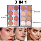 Miss Rose Double Sided Laser Face Kit New Makeup Palette 8 Blushers 4 Bronzers And Highlighter Kit