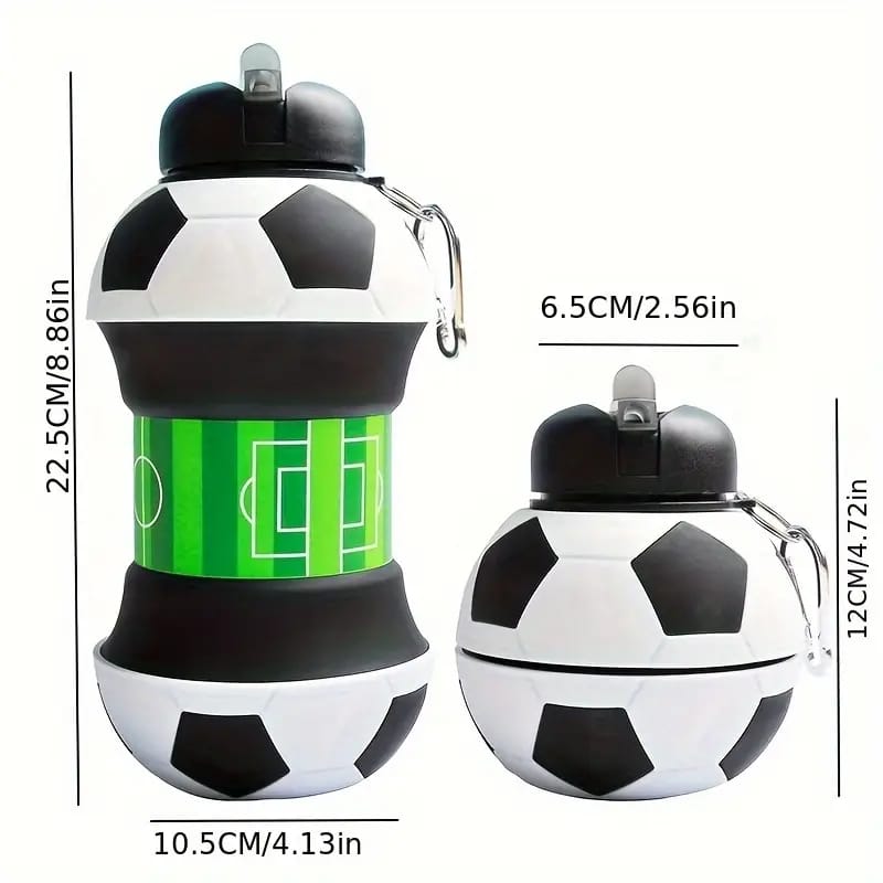 Silicone Foldable Water Bottle approx 550ml