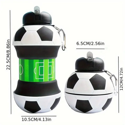 Silicone Foldable Water Bottle approx 550ml