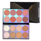 Miss Rose Double Sided Laser Face Kit New Makeup Palette 8 Blushers 4 Bronzers And Highlighter Kit