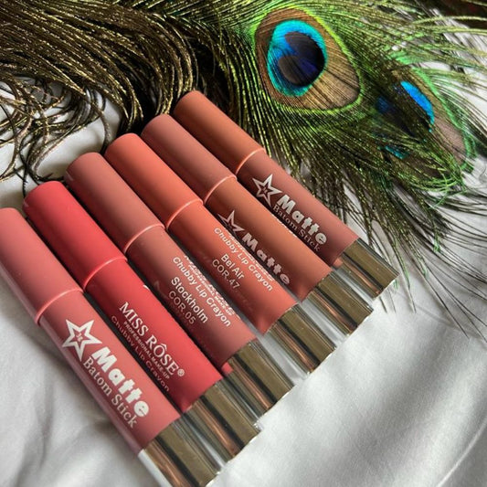 Miss Rose Lip Crayon 6pcs Set B