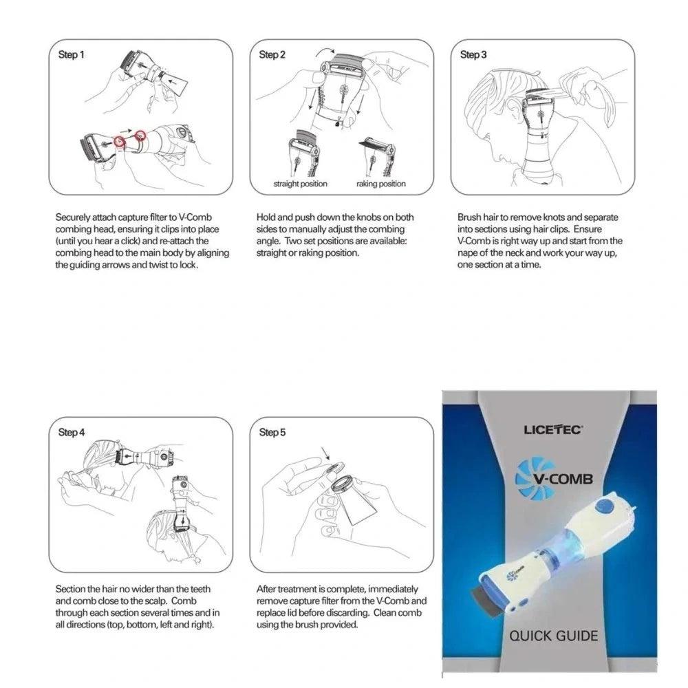 V-Comb Electric Lice Comb