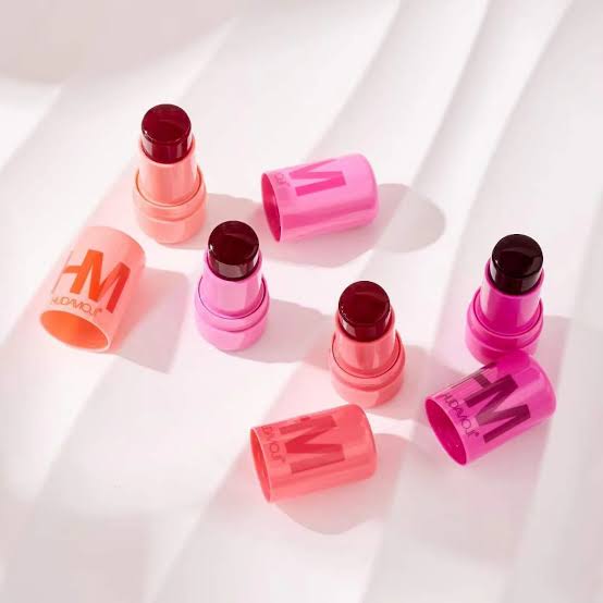 Water Jelly Tint Lip Cheek Blush Stain Pack Of 4Pcs