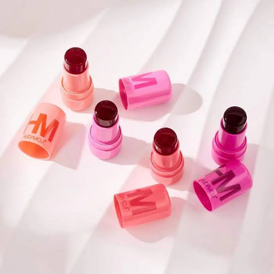 Water Jelly Tint Lip Cheek Blush Stain Pack Of 4Pcs