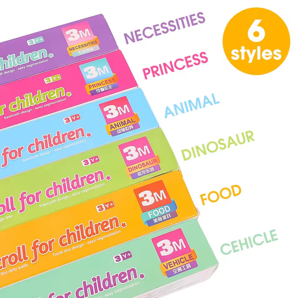 Children Graffiti Sticker Roll Length 3 metres