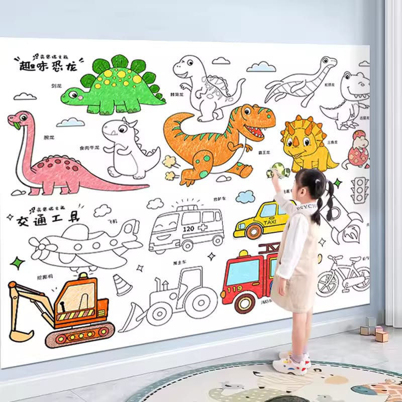 Children Graffiti Sticker Roll Length 3 metres