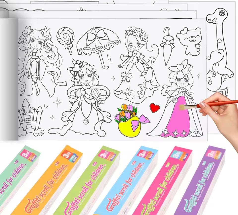 Children Graffiti Sticker Roll Length 3 metres