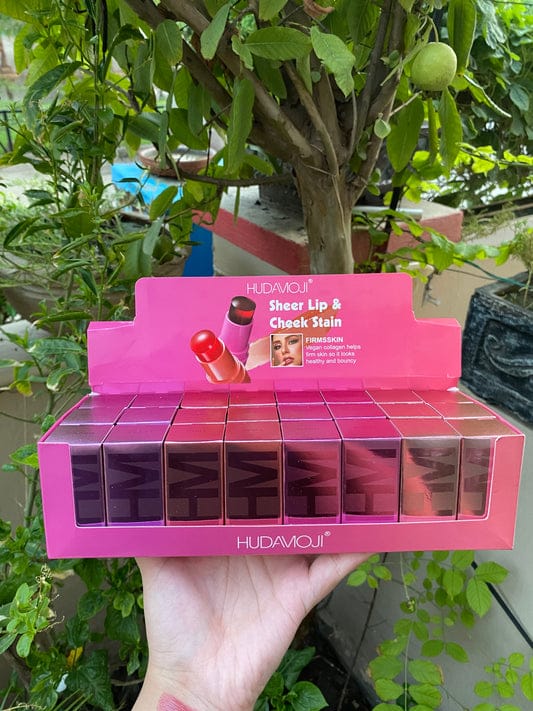Water Jelly Tint Lip Cheek Blush Stain Pack Of 4Pcs