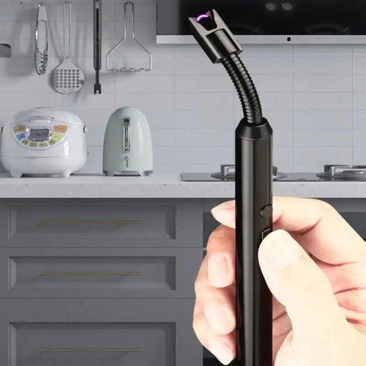 USB Rechargeable Flameless Arc Lighter Flexible and Windproof for Candles, Hiking, Camping, Kitchen, Fireplaces