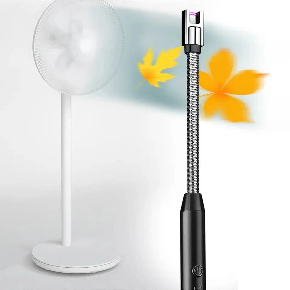 USB Rechargeable Flameless Arc Lighter Flexible and Windproof for Candles, Hiking, Camping, Kitchen, Fireplaces