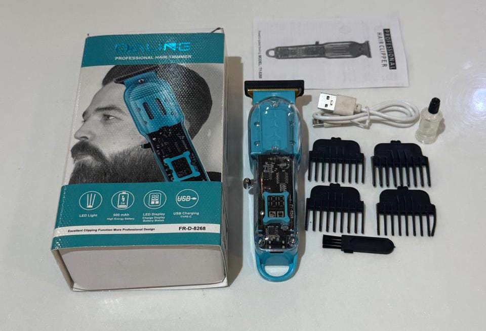 Daling New Full Transparent Visible Body Hair Cutting Machine Cordless Shaver Trimmers Barber