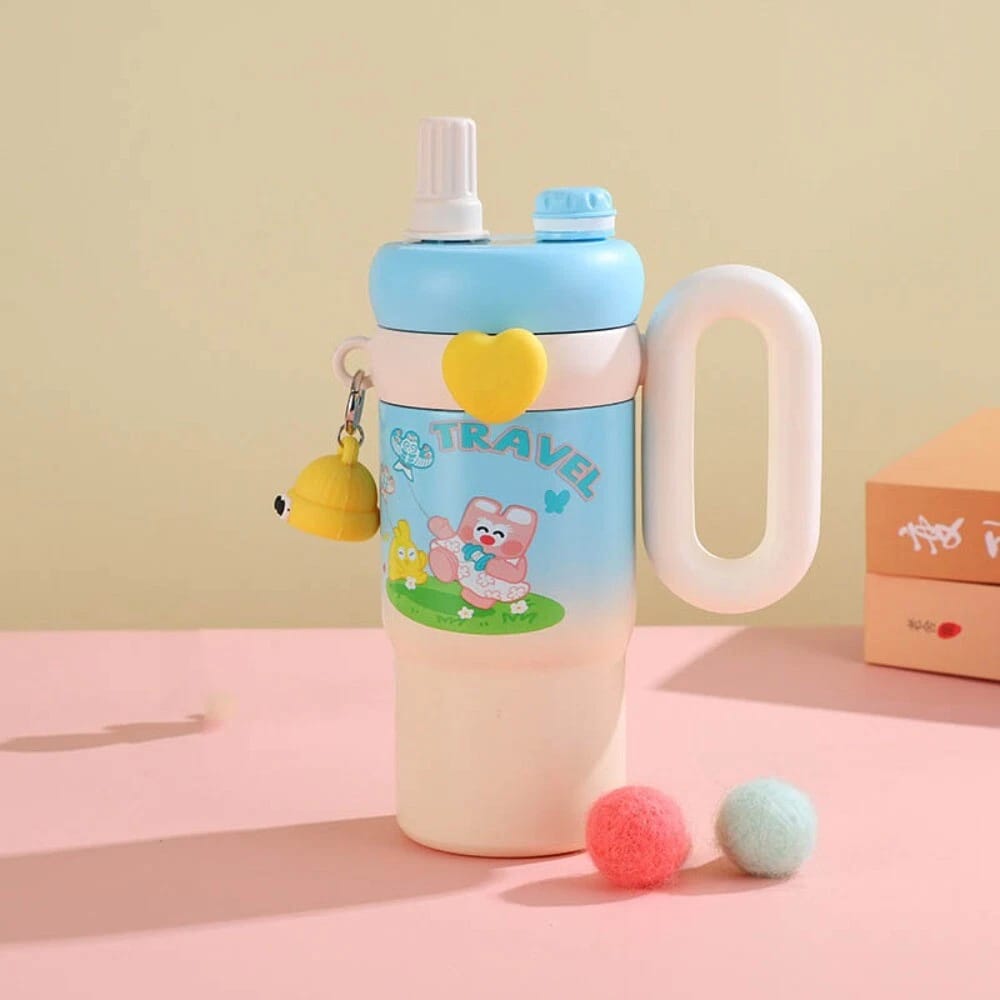 316steel 650ml Happy Rainbow Vacuum Cup (Premium Quality)