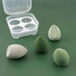 4pcs Makeup Blender Cosmetic Puff Makeup Sponge  With Storage Box
