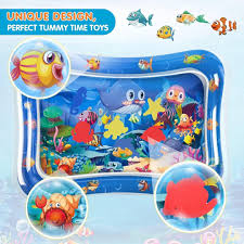 Baby Inflatable Tummy Time Mat Premium Water Play Mat For Infants Kids Boys Girls