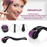 Derma Roller for skin, Hair & beard - Women and Men Titanium Microneedling Roller for Face & Scalp,  safe & easy  to use
