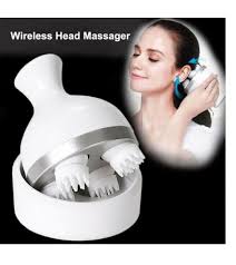 Electric Handheld Wireless Scalp Head Massager With Box