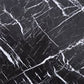 White / Black Marble Texture Design PVC Waterproof Sheet (60cmx200cm)