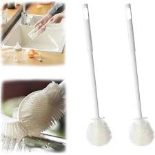 Soft Silicone Bottle Brush – Long Handle, Foldable & Multifunctional