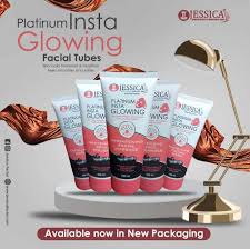 Jessica 5 step instant glowing facial set 200ml tube size