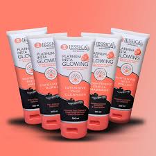 Jessica 5 step instant glowing facial set 200ml tube size