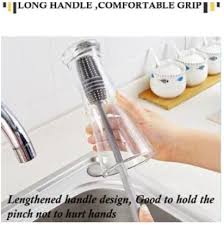 Soft Silicone Bottle Brush – Long Handle, Foldable & Multifunctional