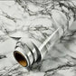 White / Black Marble Texture Design PVC Waterproof Sheet (60cmx200cm)