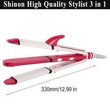 SHINON 3 IN 1 Ultimate Stylist Professional Hair Iron (SH-8088)