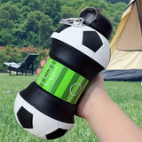 Silicone Foldable Water Bottle approx 550ml