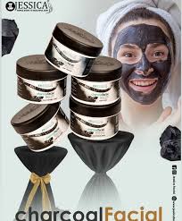 Jessica 5step charcoal facial 500ml jar set