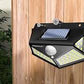 100 LED solar motion charging Induction Light source Motion sensor  Wall Lamp Solar Wall Light