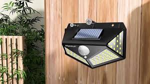 100 LED solar motion charging Induction Light source Motion sensor  Wall Lamp Solar Wall Light