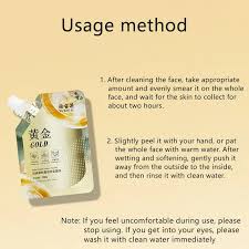Retinol Gold Facial Mask Tear off mud Film  Moisturizing  Skin Care 100g